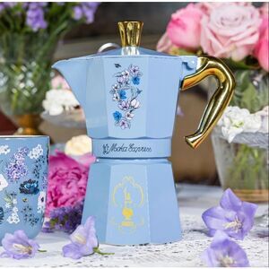 Bialetti Moka Express Bridgerton:  stove, top espresso maker, 3 Cups (4.3 oz.),